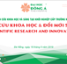 Cuộc thi Sinh viên NCKH và Sáng tạo khởi nghiệp Cấp trường năm học 2018 - 2019